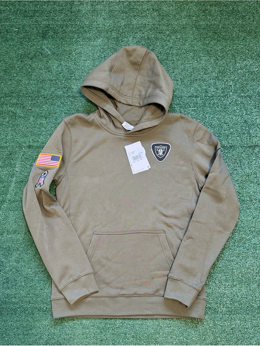 Las Vegas Raiders Hoodie Nike Salute To Service 2025 Youth XL